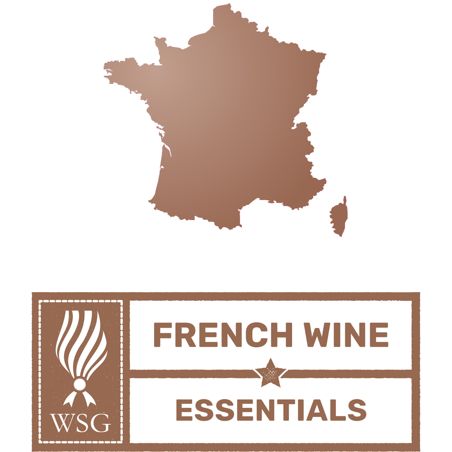 WSG French Wine Essentials general map.